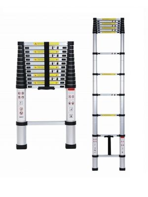 12.5 Portable and extension Aluminium Telescopic Ladder for home and industrial use 